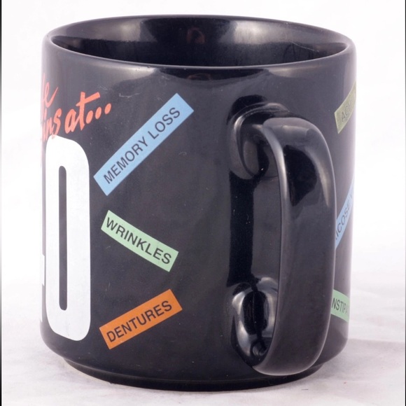 NWOT 40th Birthday Ceramic Mug by Russ Dishwasher and Microwave Safe Unisex Gift - Picture 3 of 7